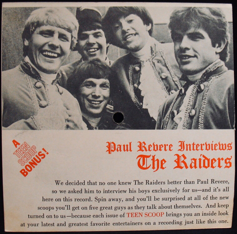 REVERE & the RAIDERS, PAUL  THE NORTHWEST MUSIC ARCHIVES