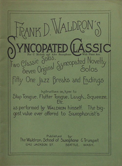 A sheet music cover for the syncopated classic.
